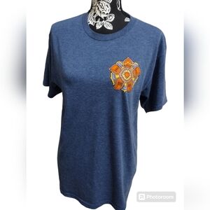 Netflix Orange and Blue Relaxed Short Sleeve Tee
